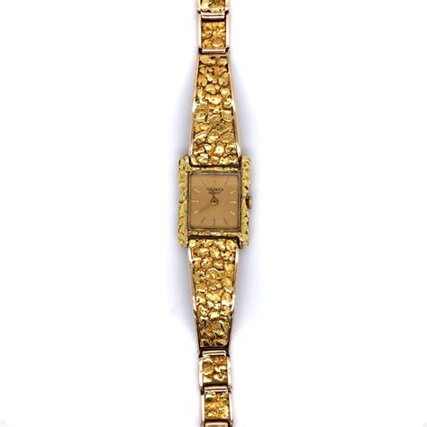fake seiko gold nugget watch